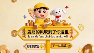 发财的风吹到了你这里