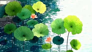 夏天池塘