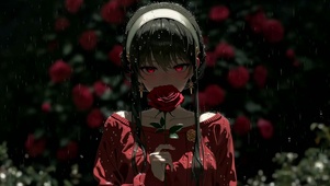 雨中玫瑰约尔