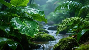 雨林溪涧