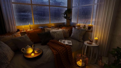 窗外的雷雨声 放松心情