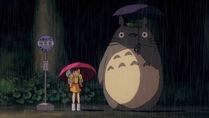 雨中龙猫