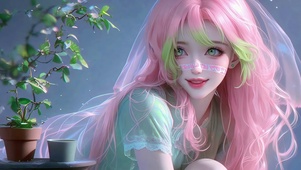 粉毛婚纱甘露寺