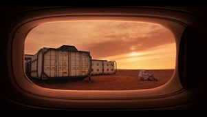 4K火星太空舱窗口