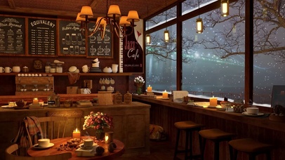 雪天咖啡屋