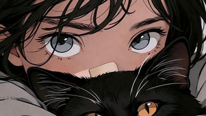 她的猫