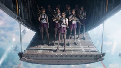 空降少女(原画：天天画堂）