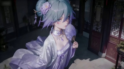 纸扇女孩