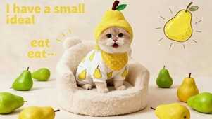 奶 fufu 的梨子猫