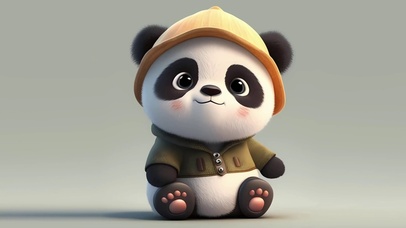 可爱大熊猫