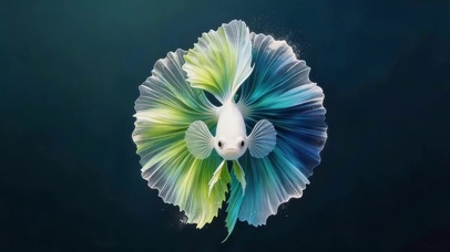 青蓝扇尾斗鱼