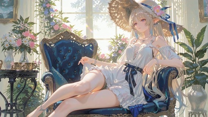 花室午后的精灵侧影-卡提希娅