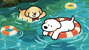 夏天可爱小清新萌宠