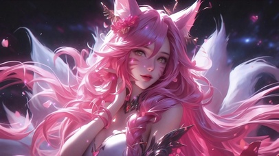 唯美心动狐耳少女