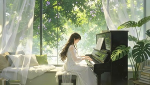 钢琴少女