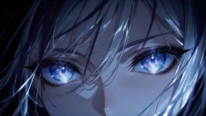 蓝瞳少女