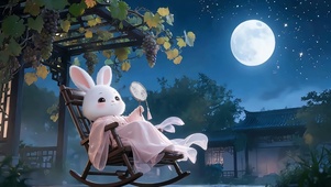 悠闲的月夜