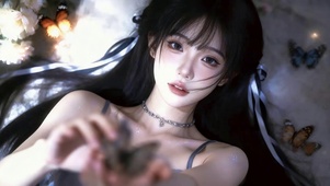 治愈可爱女孩