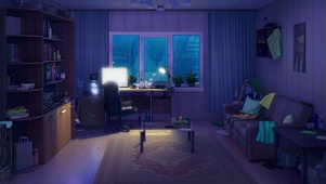 雨天的房间