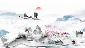 古风山水图