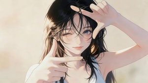 可爱清纯女孩