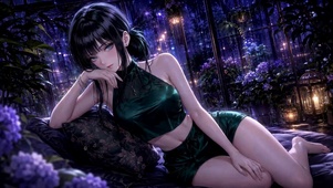 雨夜花房纯欲系美女