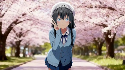 蛋某人樱花树下的雪乃