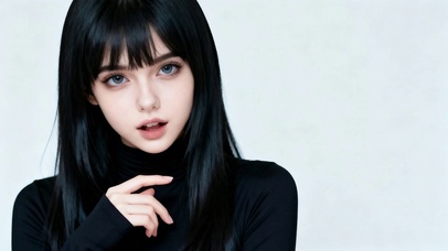 大眼美眉