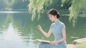 湖畔