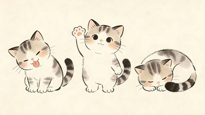 三只猫咪