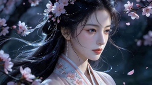 治愈樱花女孩