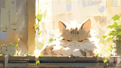 慵懒猫咪的午后