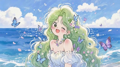 海边女孩
