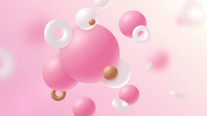 浪漫粉色综艺卡通