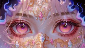 粉紫鎏金眼瞳