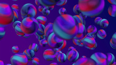 紫色系列炫酷圆球