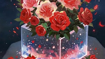 母亲节快乐带鱼屏