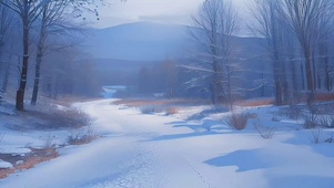 雪景1   4K