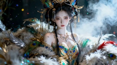 仙气飘飘，清冷美女