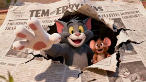 小清新汤姆与杰瑞的童趣破界时刻