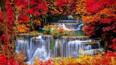 枫林瀑布  4K
