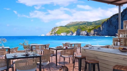 悠闲海滩咖啡厅