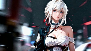 黑白银发战姬的都市锋芒时刻