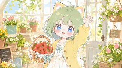 春日花房猫耳少女