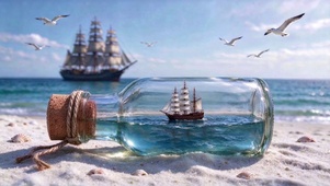 把大海和梦想，装进同一个瓶子里