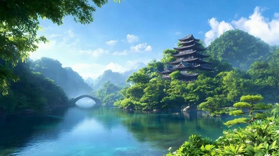 山川绿景
