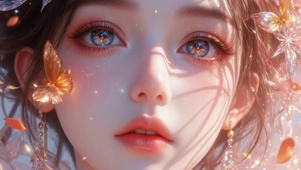 绝美眼睛里有星星