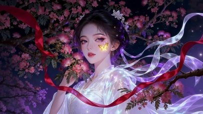 唯美古风女孩