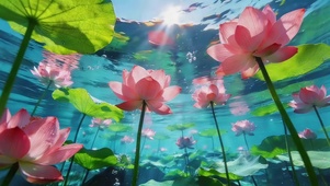 水下荷花