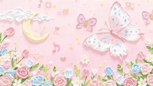 花间蝶语，月落星甜